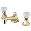 Kingston Brass KS4462WCL 8" Widespread Bathroom Faucet, Polished Brass KS4462WCL